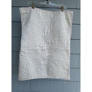 Monique Lhuillier Pottery Barn Blossom Quilt Sham Blush Pink‎ Standard